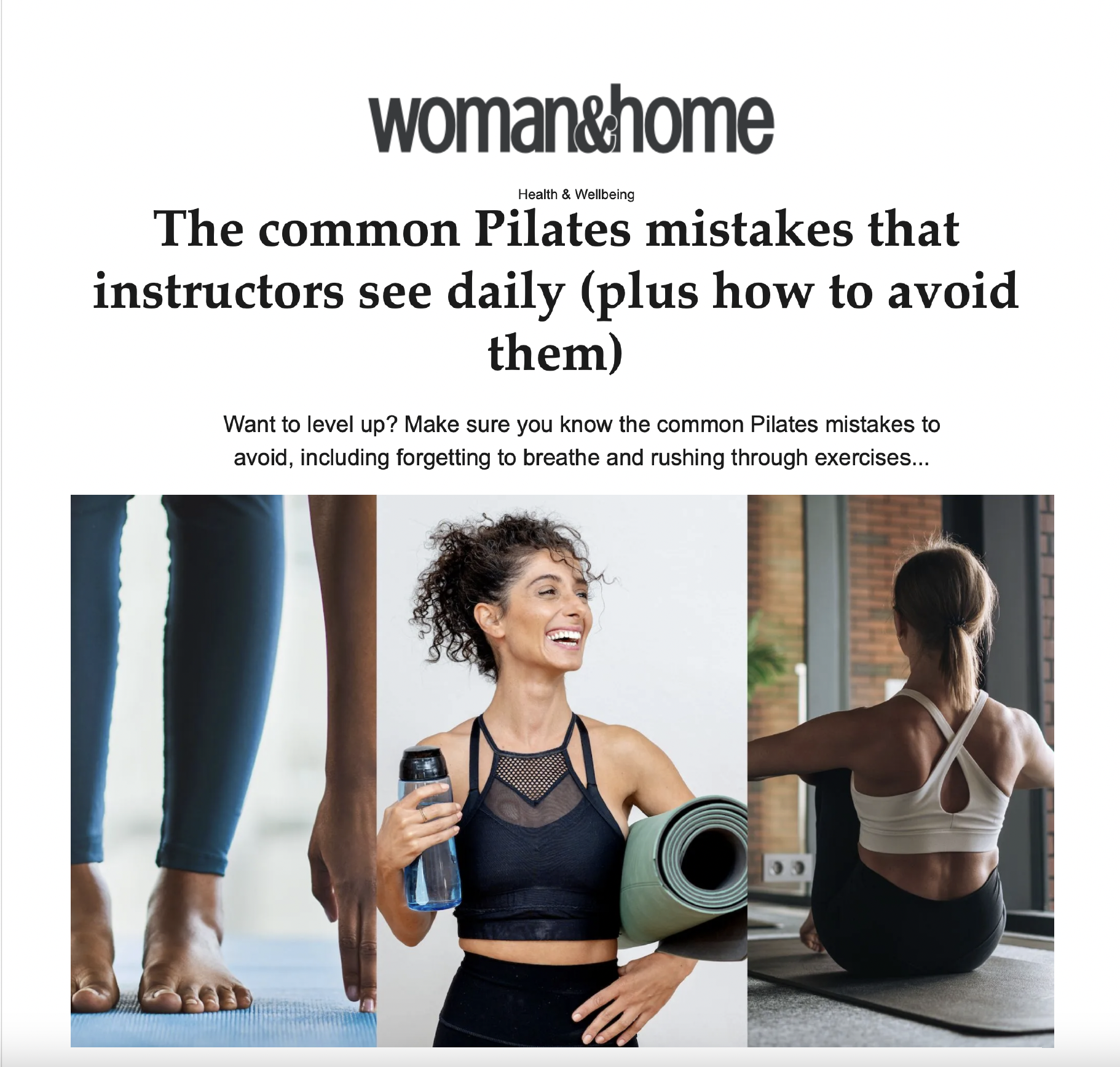 Common Pilates Mistakes
